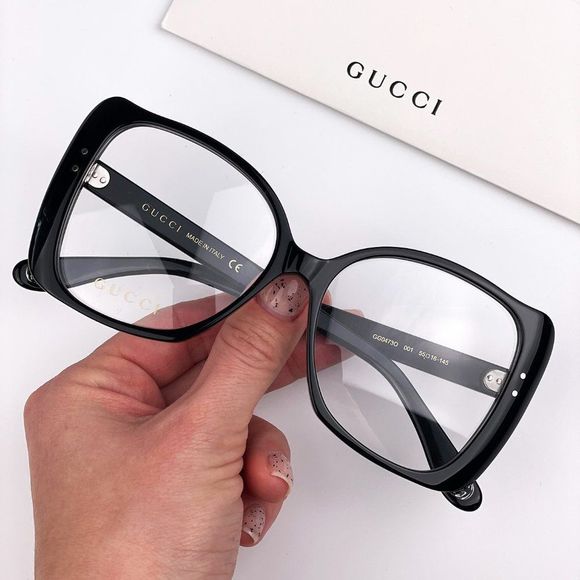 Gucci GG0473O 001 Eyeglasses Black Butterfly Women main image 5
